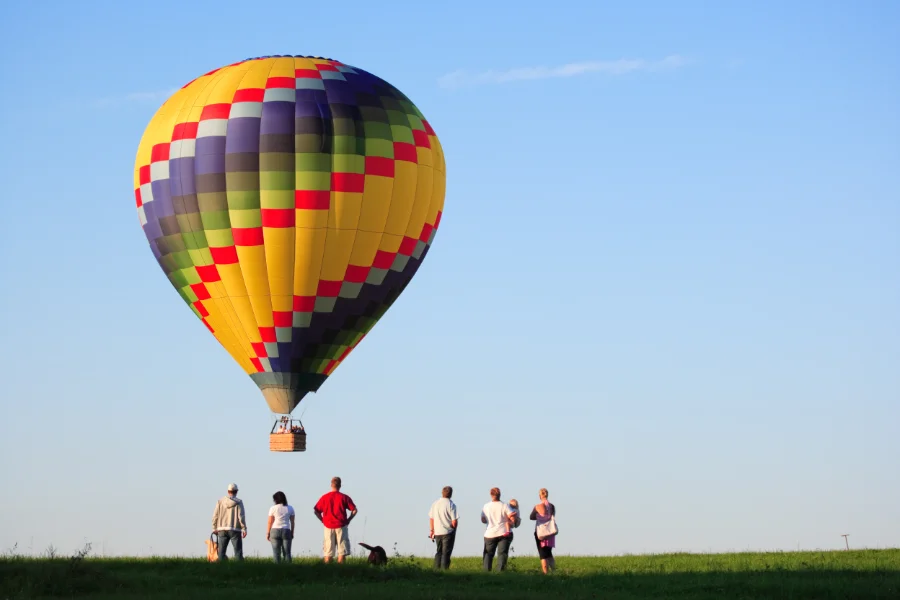 luchtballonvaart over Brabant