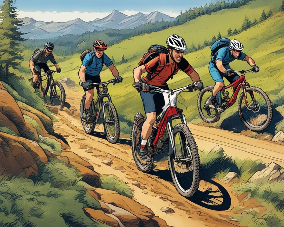 De Evolutie van Mountainbikes: Hoe de technologie is veranderd.