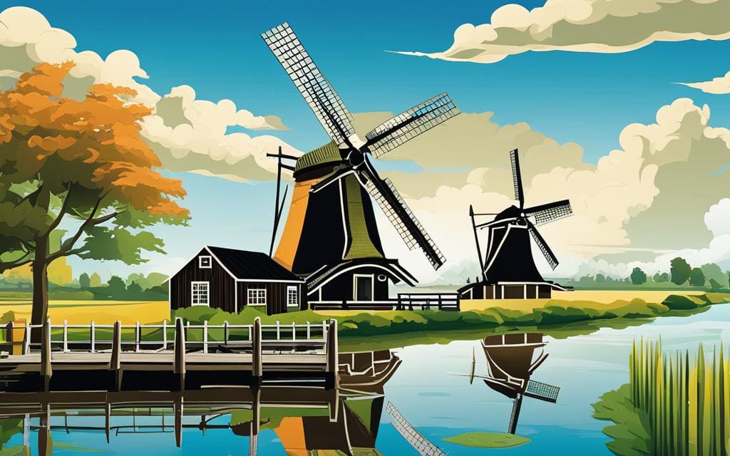 Zaanse Schans - Historische windmolens en een blik in oud-Hollands leven.