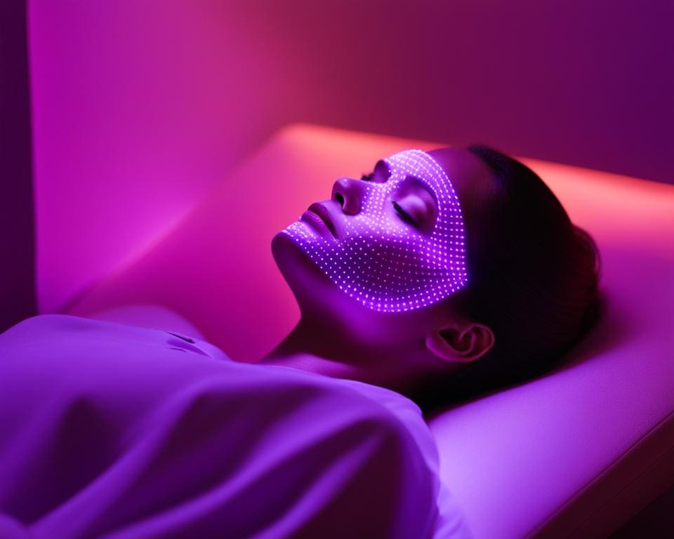 huidverbetering met LED-Lichttherapie Masker