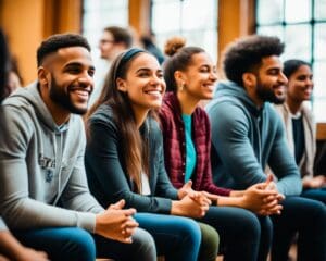 Jongeren ontvangen voor open gesprek