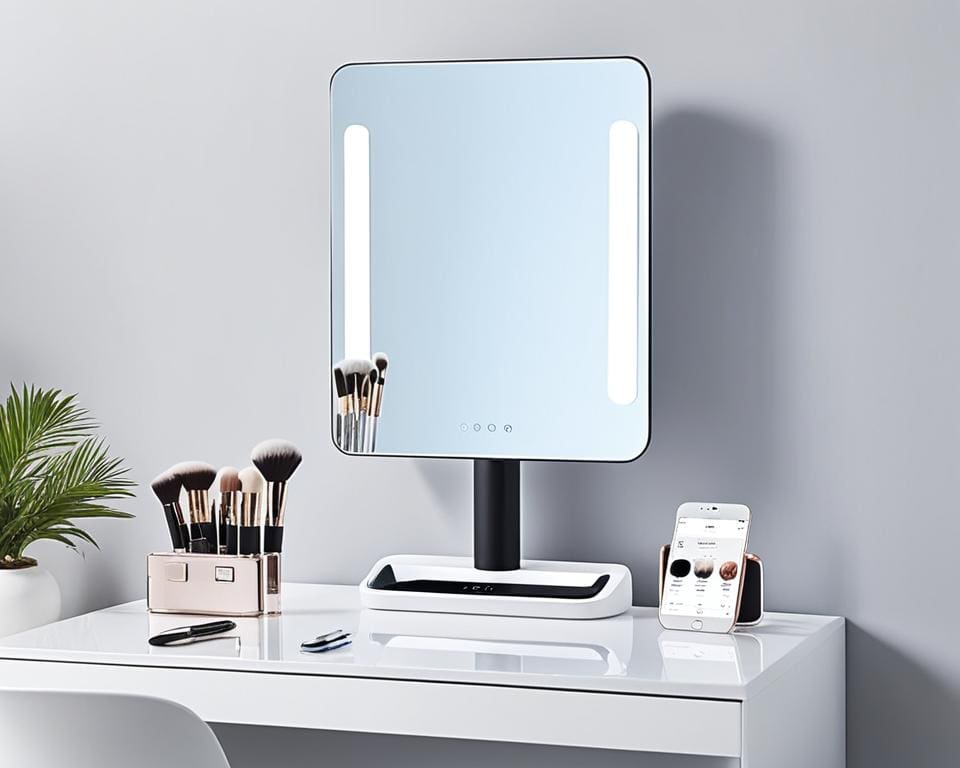 make-up spiegel met bluetooth