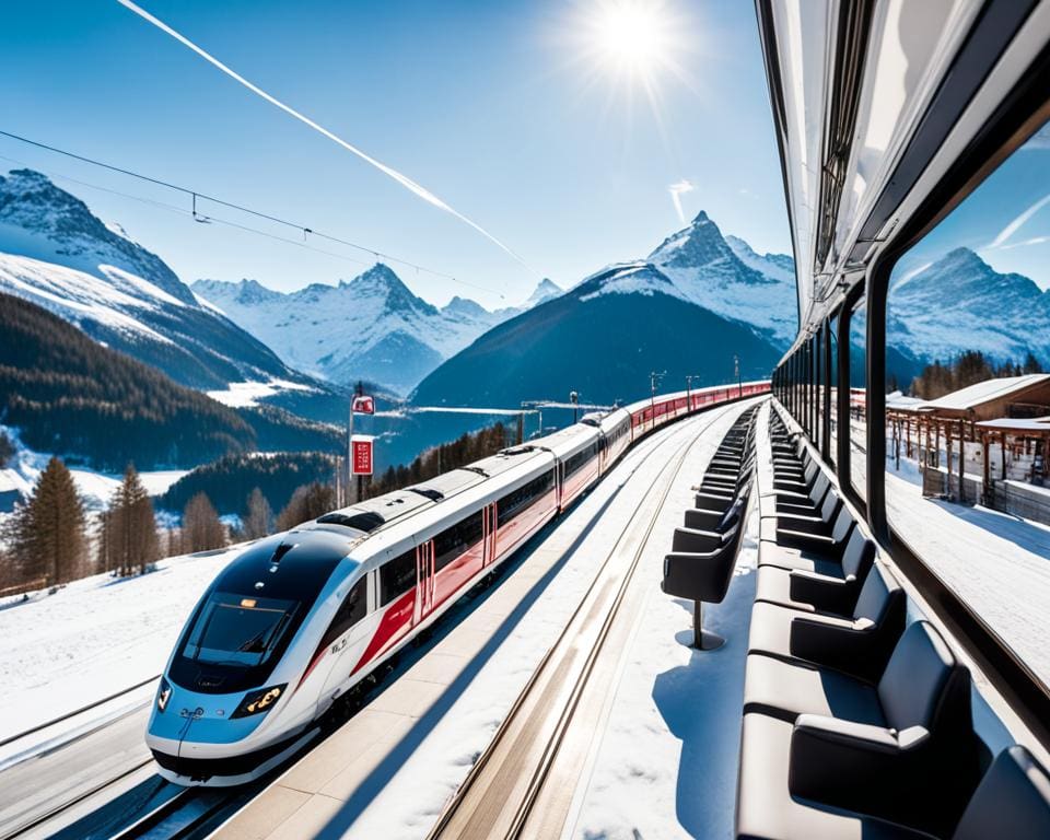 trein dienstregeling St Moritz