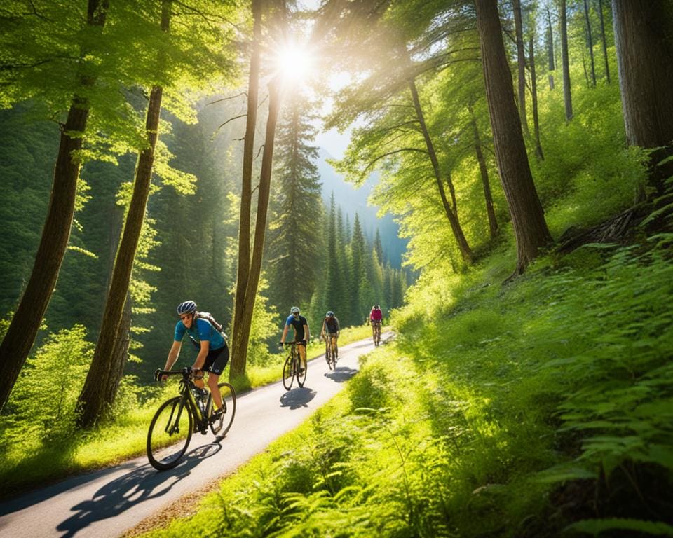 Fietstochten door nationale parken