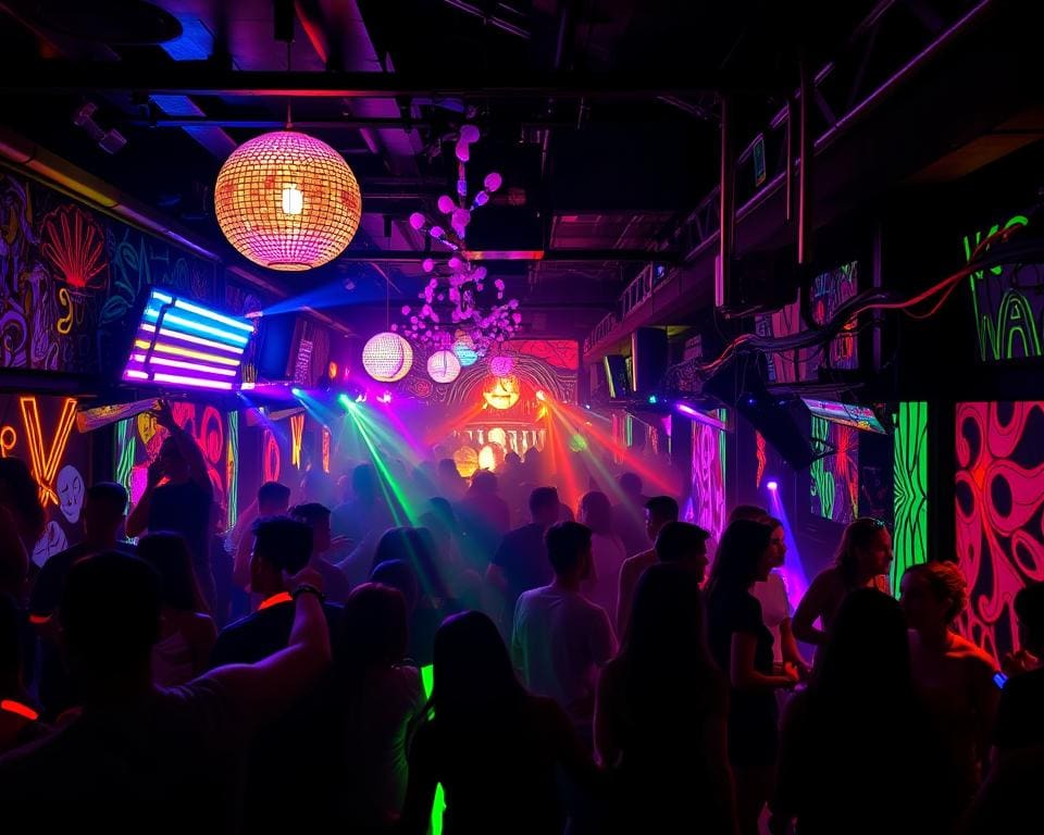 Discotheekuitje naar een ondergrondse club met themafeesten