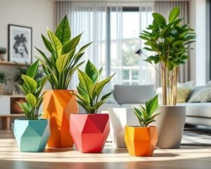 Moderne plantenpotten die je interieur verfraaien