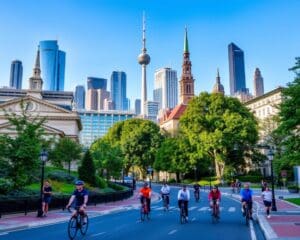 Stadsfietstocht door de stad langs iconische plekken en geheimen