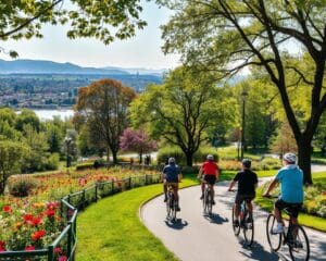 Stadsfietstocht langs de mooiste parken en natuurgebieden