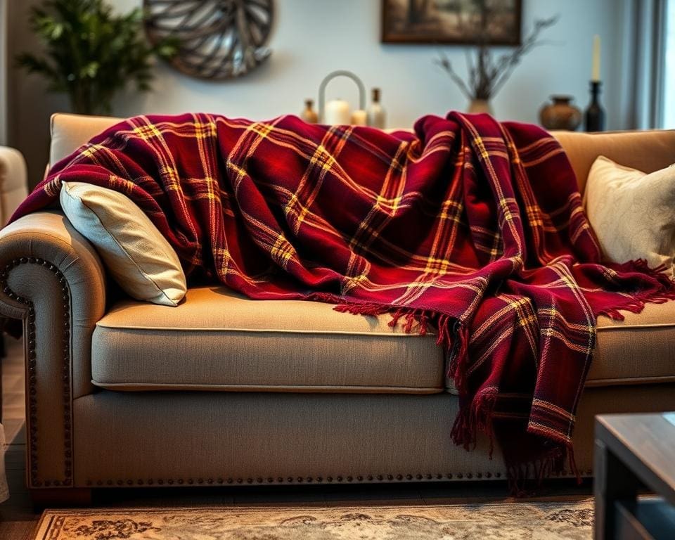 Luxe plaids die warmte en sfeer brengen