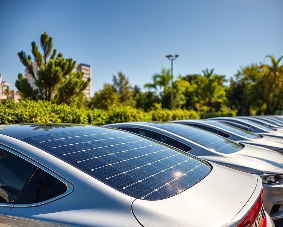 Hoe veranderen zonnepanelen op auto's het energieverbruik?