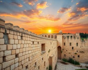 Reizen door de historische stadsmuren van Jeruzalem