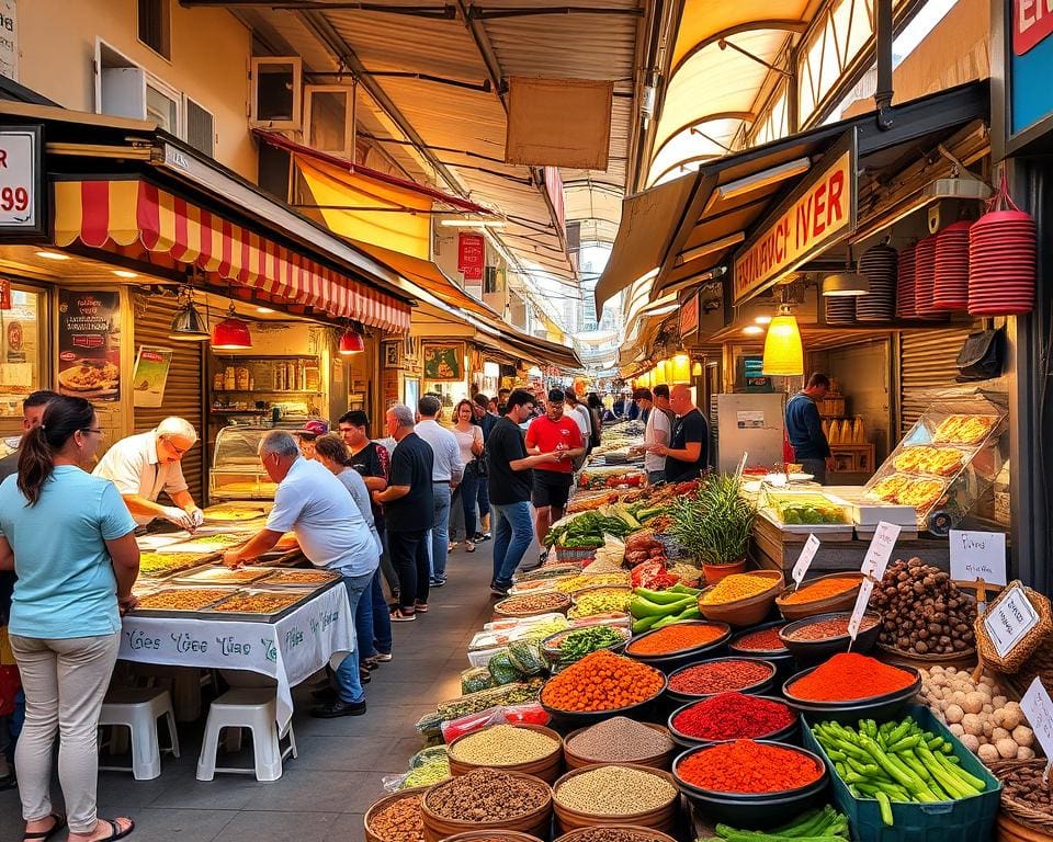 straatvoedsel in Israël