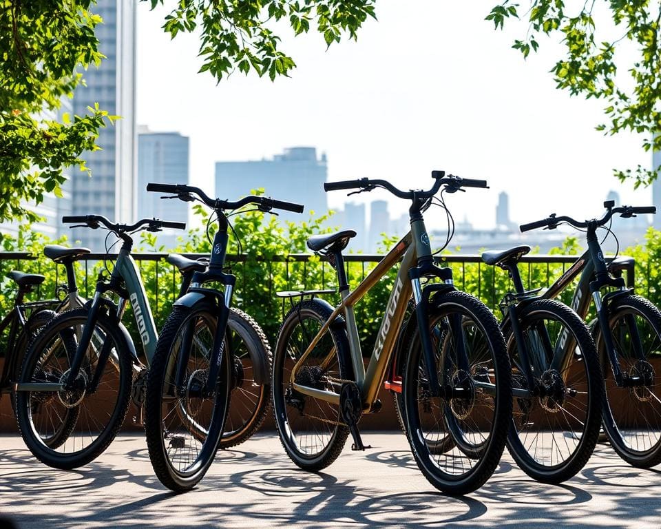 Elektrische fietsen met robuuste frames