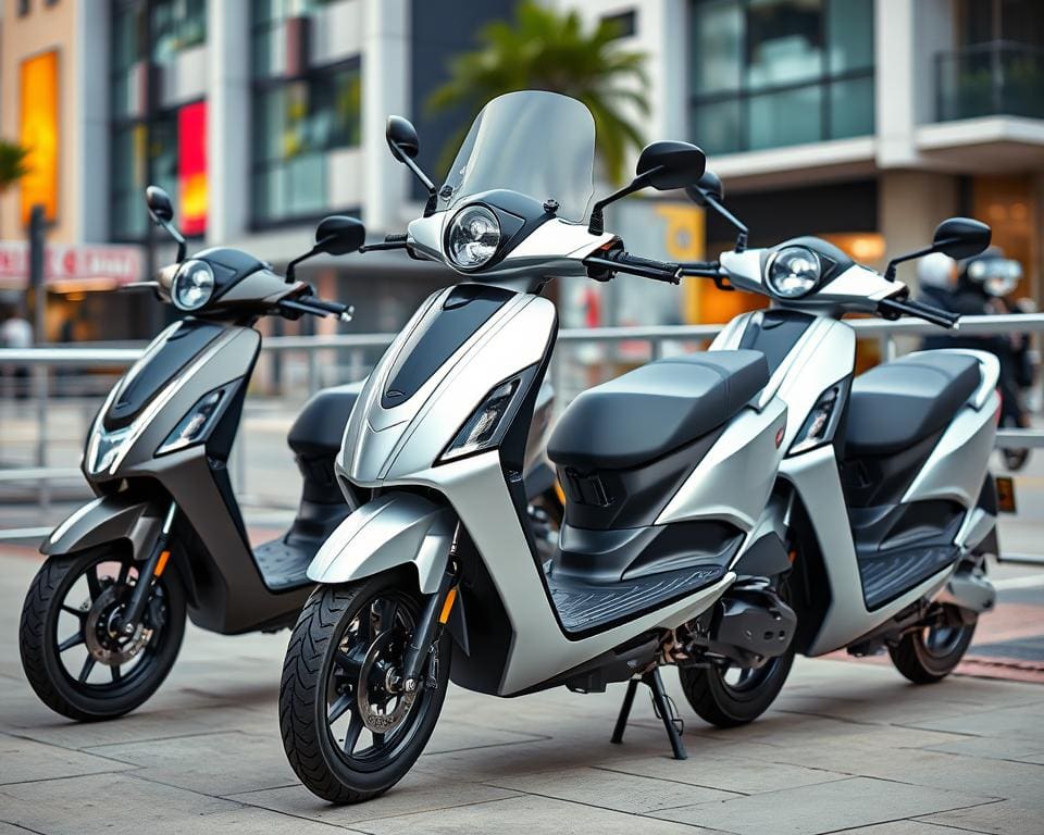 Elektrische scooters met luxe afwerkingen