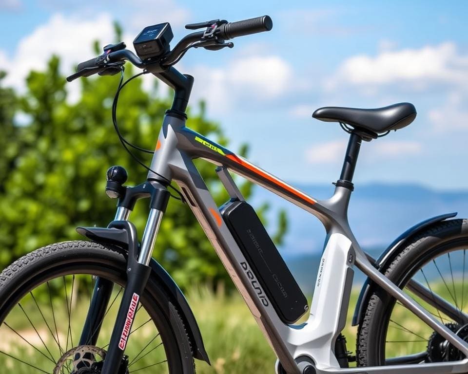 Goede elektrische fiets met snelheidsmeter