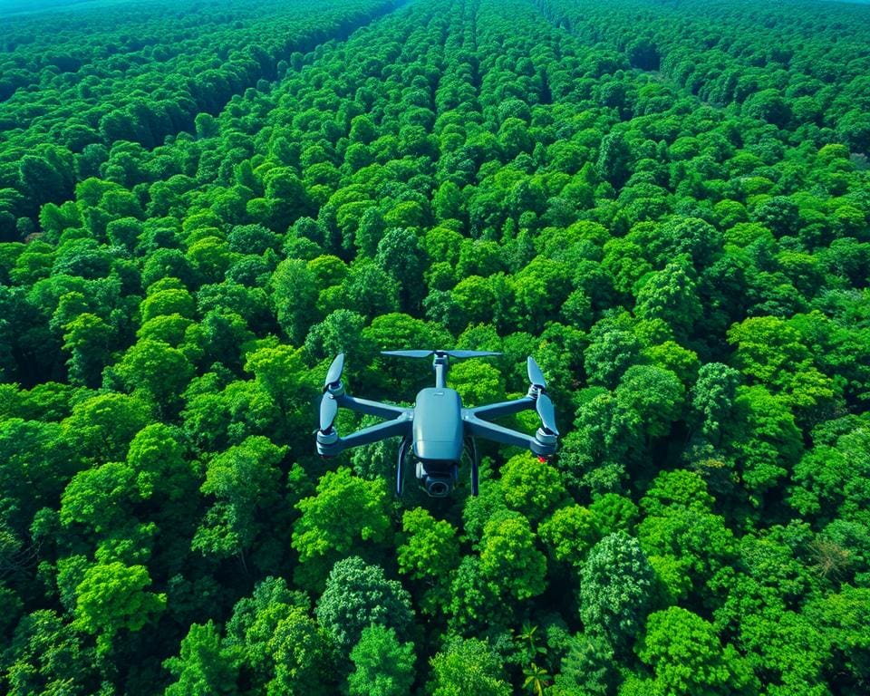 Hoe helpen drones bij het bestrijden van illegale houtkap?