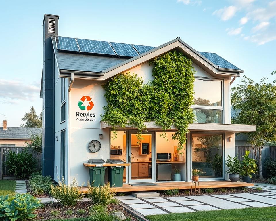 Wat maakt slimme huizen geschikt voor het verminderen van afval?