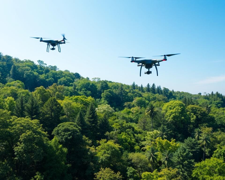 natuurbeheer met behulp van drones