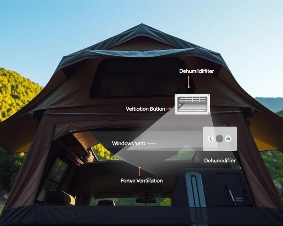 Hoe voorkom je condensatie in je daktent?