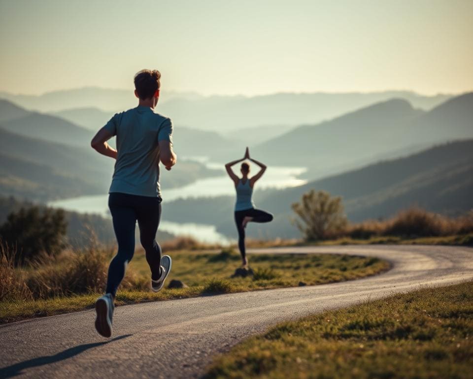 beweging en sport als stressverlichter