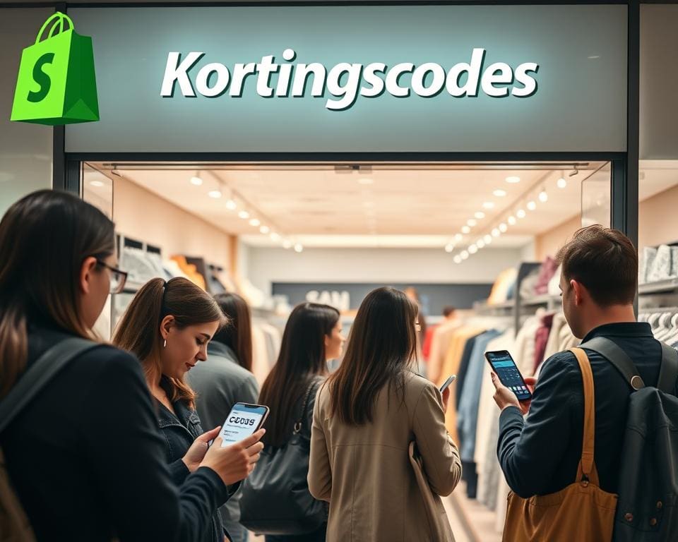 kortingscodes gebruiken in Shopify