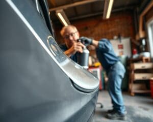 Hoe werkt bumper spuiten na een lichte botsing?