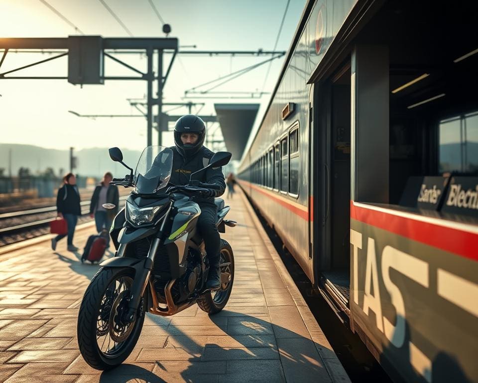 Motorvakantie per trein