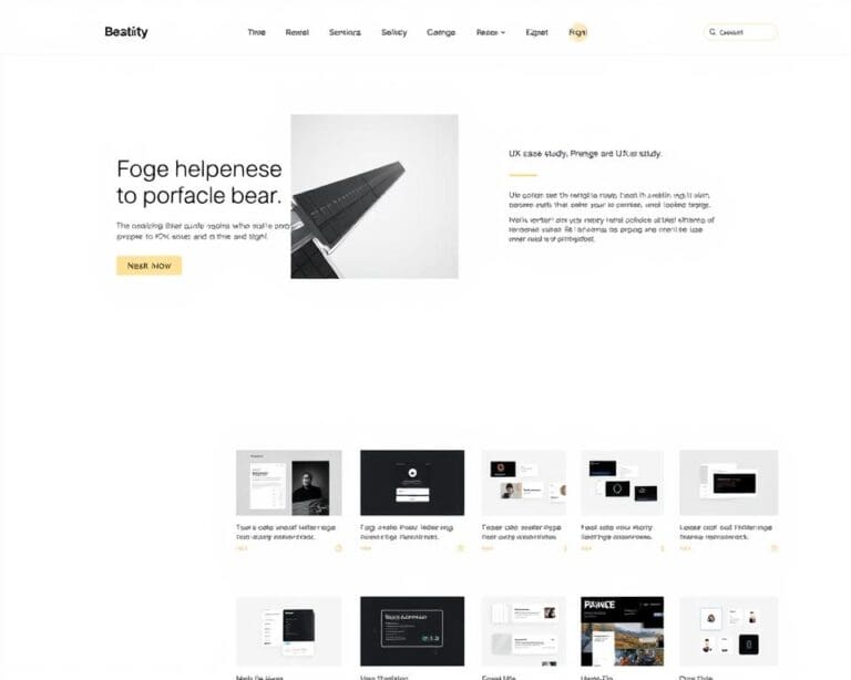 Wat zijn sterke voorbeelden van portfolio-UX?