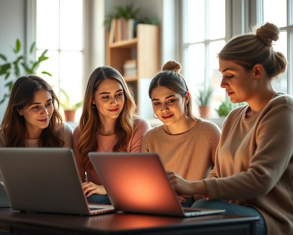 communicatie vaardigheden vrouwen online