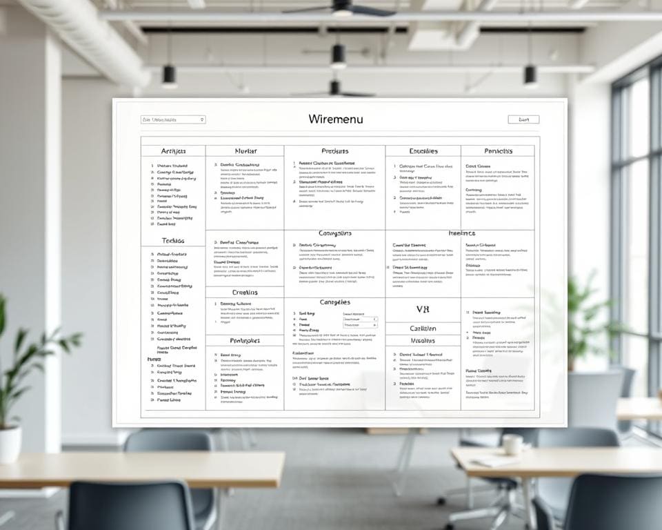 menu structuur SEO