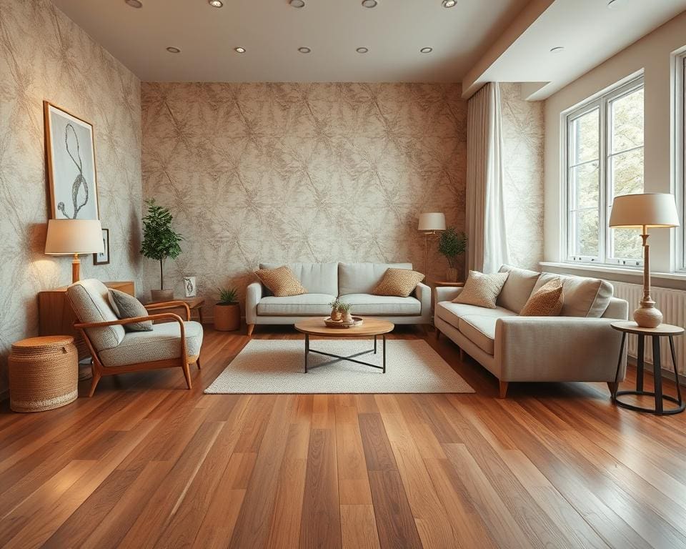 Hoe kies je Arte behang dat past bij houten vloeren?