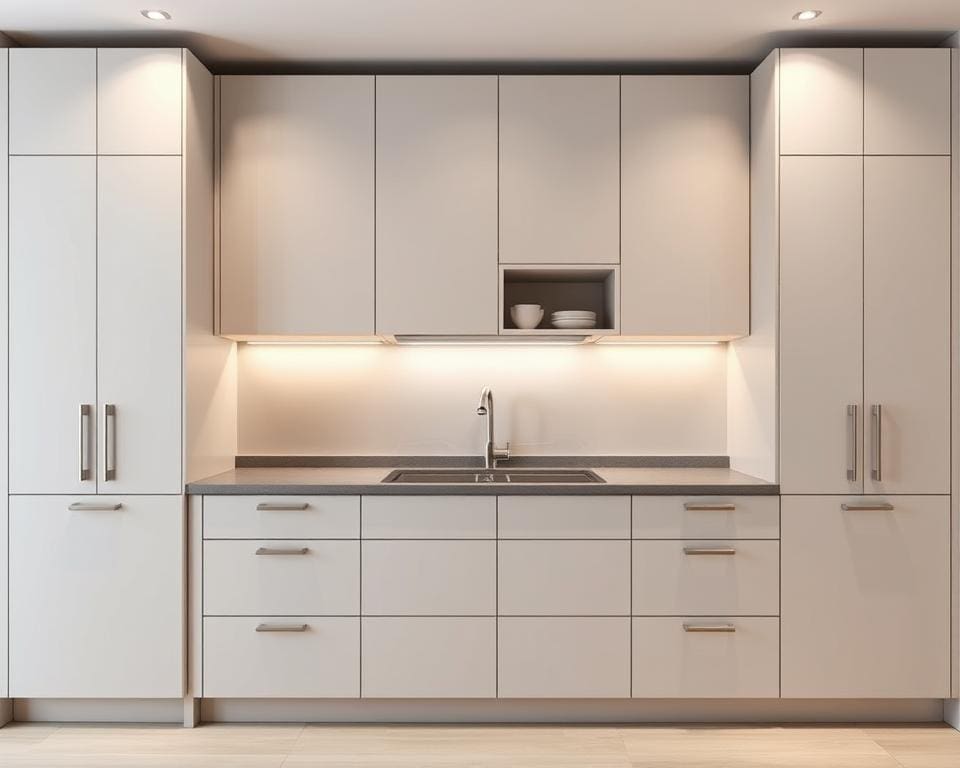 Keukenkasten die slim opbergen en stijlvol ogen