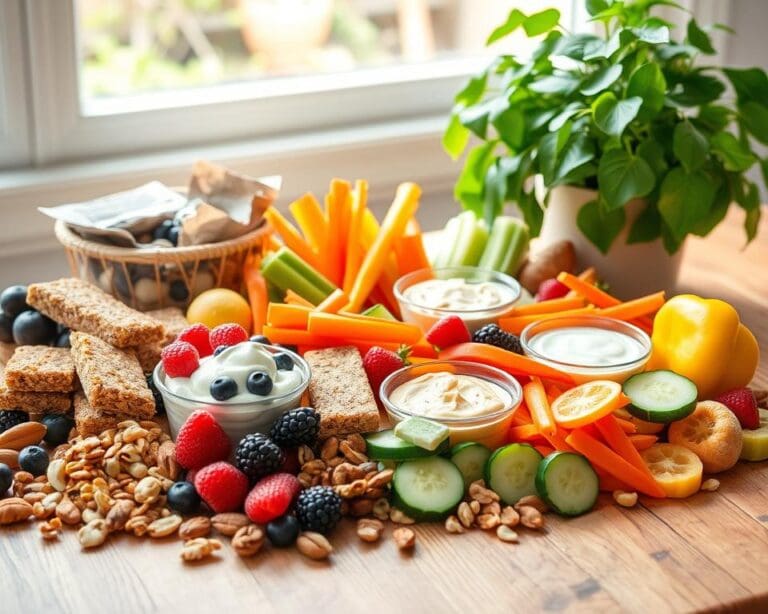 Gezonde snacks om mee te nemen