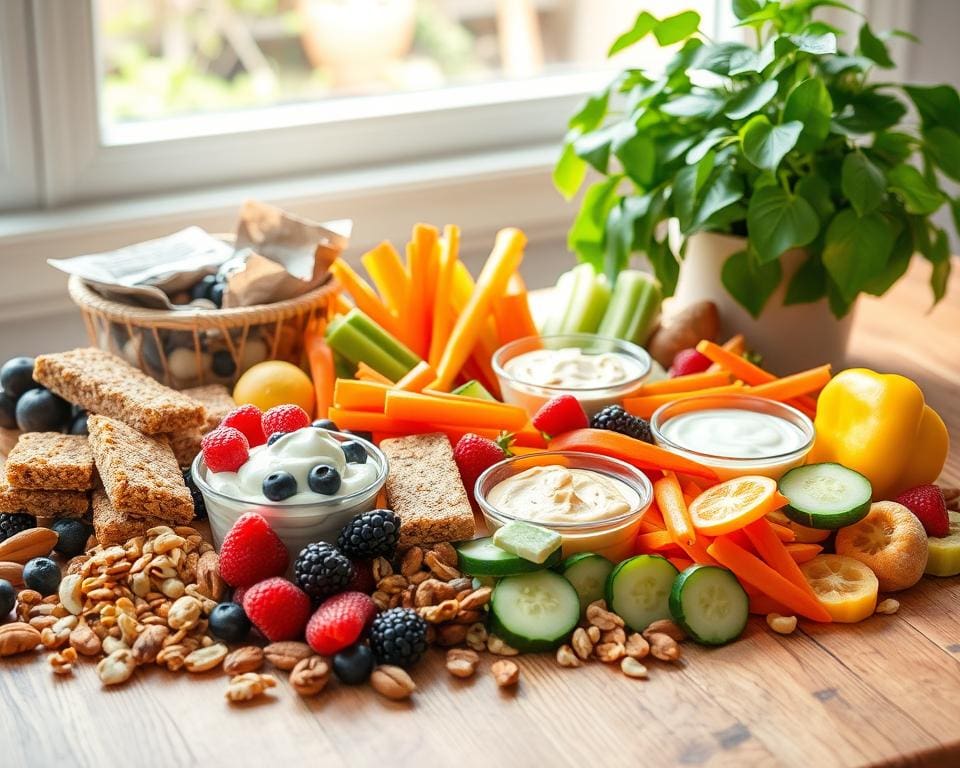 Gezonde snacks om mee te nemen