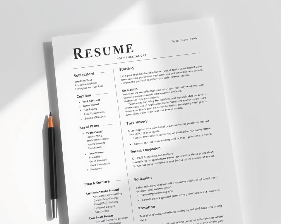 Hoe maak je een overtuigend professioneel cv?