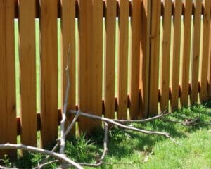 Hoe onderhoud je een weide afsluiting van kastanjehout?