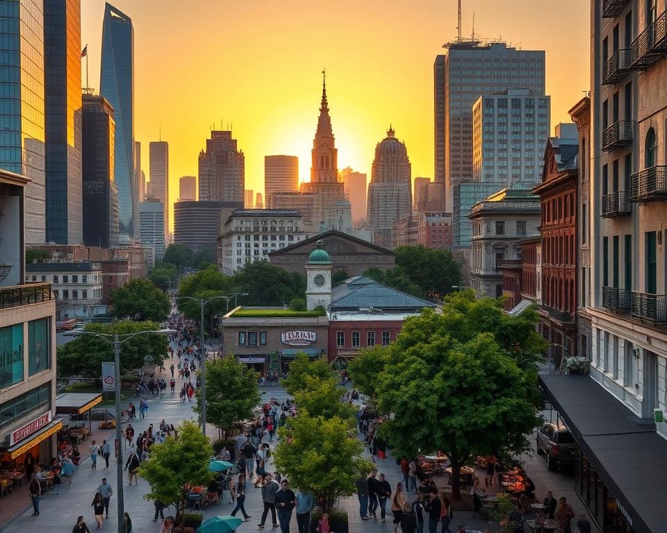 Wonen in de stad: voordelen en nadelen