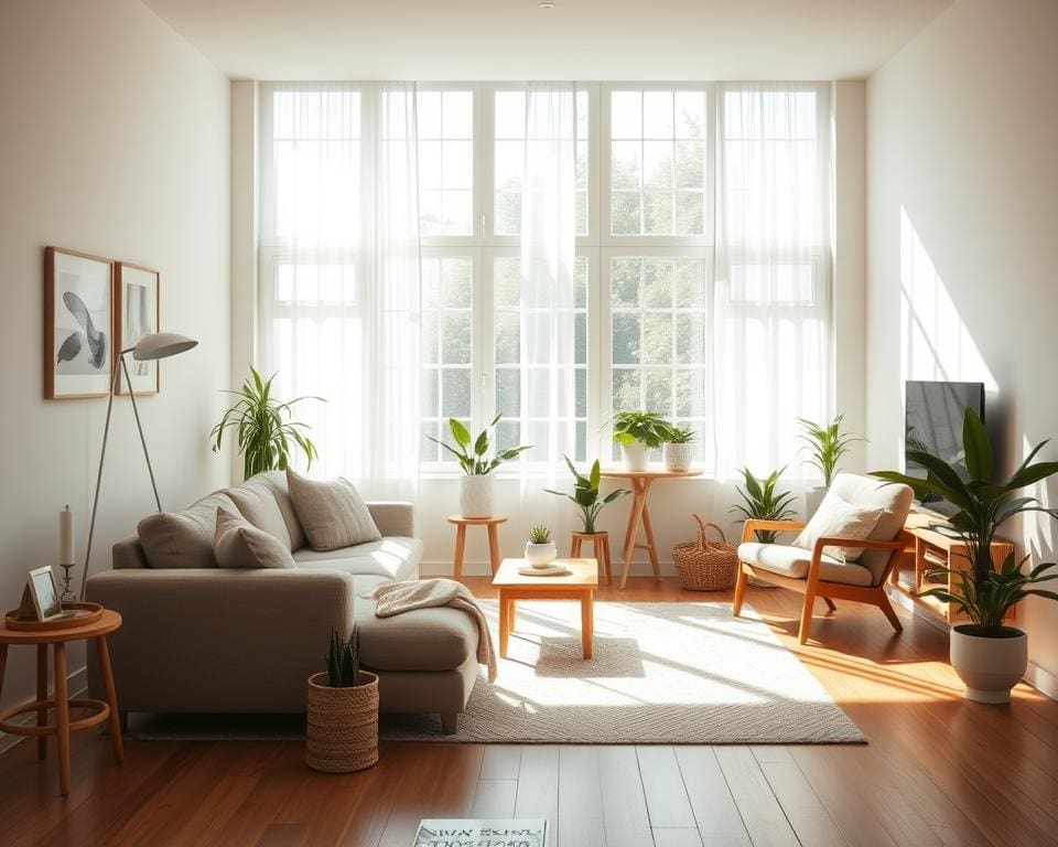 Hoe creëer je meer licht in een donkere woonkamer?