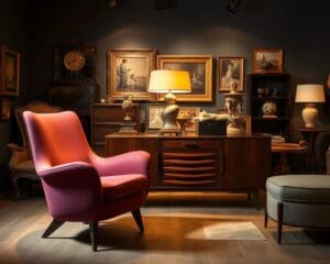 Hoe gebruik je meubels als kunstobjecten?