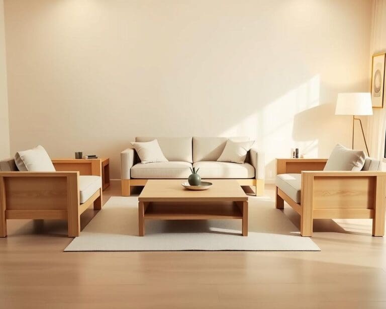 Hoe gebruik je symmetrie in meubels?