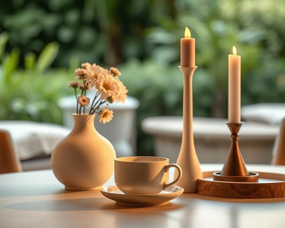 Op welke manier breng je elegantie in gebruiksvoorwerpen?