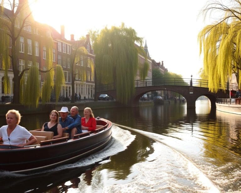 Wat maakt een boottocht in de grachten zo rustgevend?