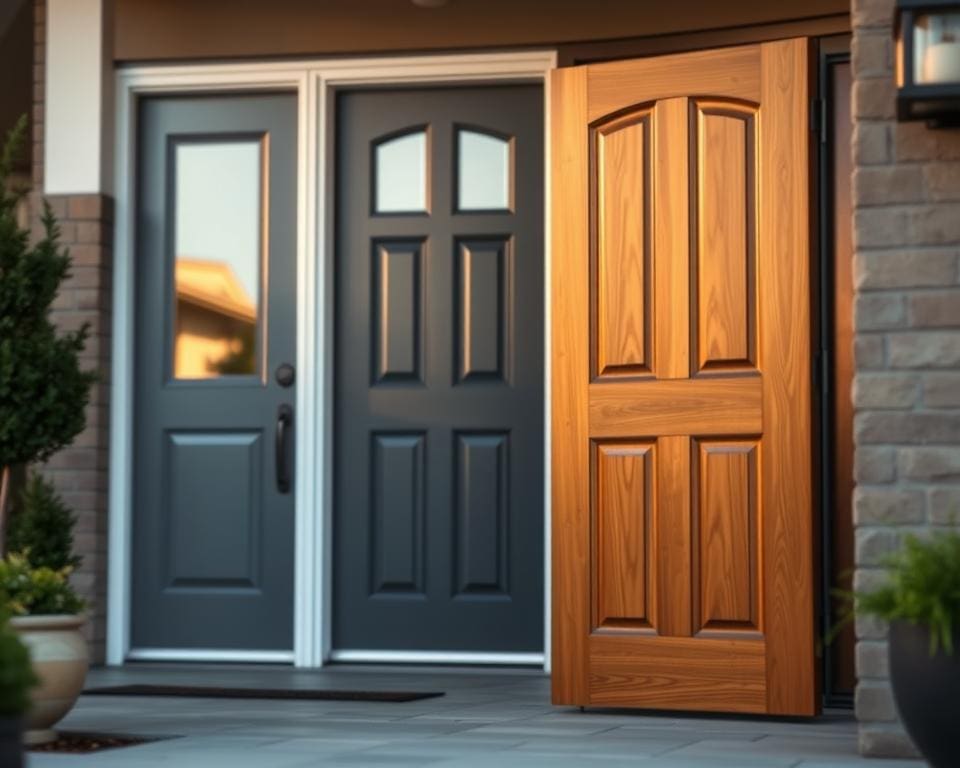 Wat zijn populaire materialen voor buitendeuren?