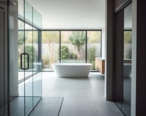 Hoe richt je een badkamer onderhoudsarm in?