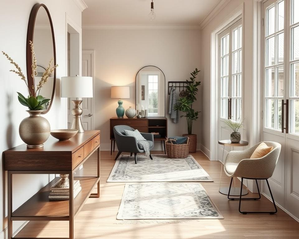 Hoe richt je een hal functioneel maar mooi in?