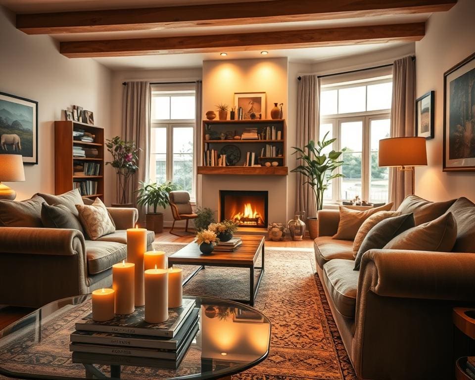 Hoe richt je een woonkamer sfeervol in?