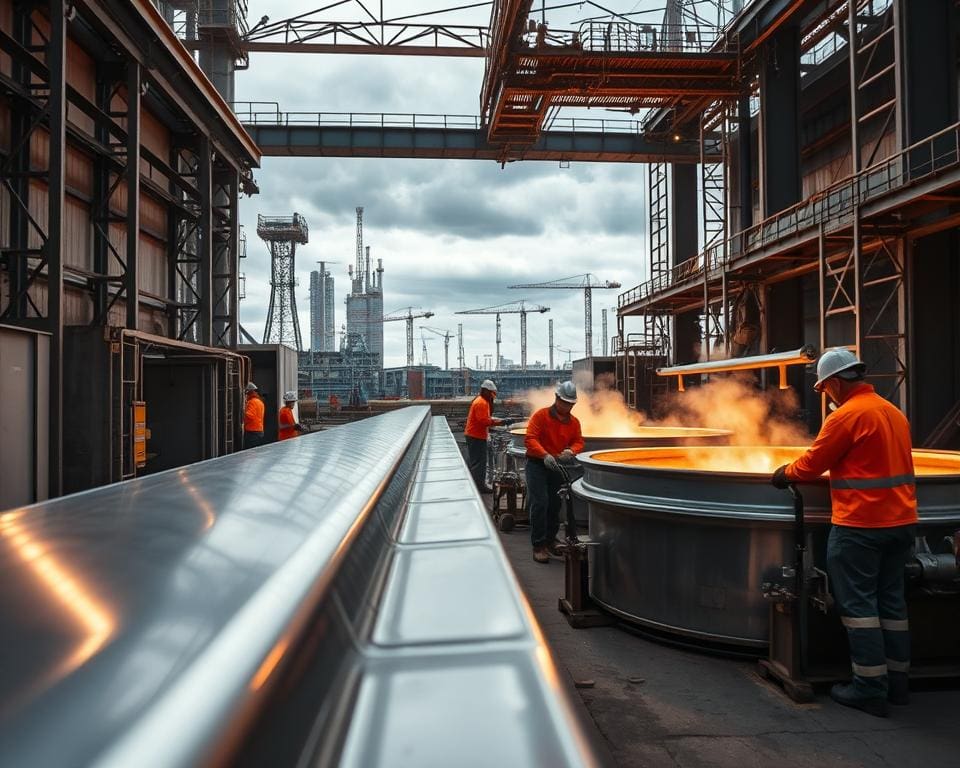 Hoe werkt thermisch verzinken bij zware staaltoepassingen?