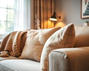 Waarom voelt een stoffen bank warmer dan leer?