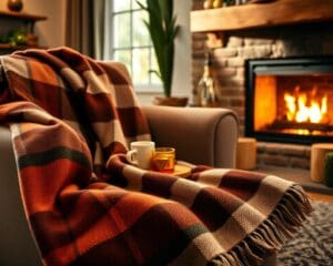 Waarom voelt een wollen plaid meteen warm?