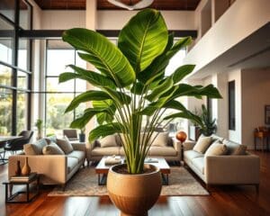 Waarom werkt een grote plant als echte eyecatcher?